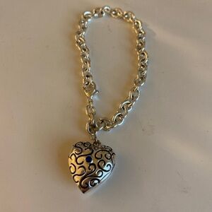 Set of 2 Silver Locket Bracelets
